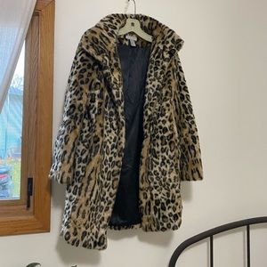 Leopard Print Peacoat